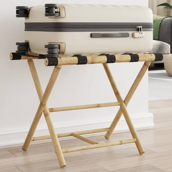 Bagagehylla 62x42x50,5 cm bambu