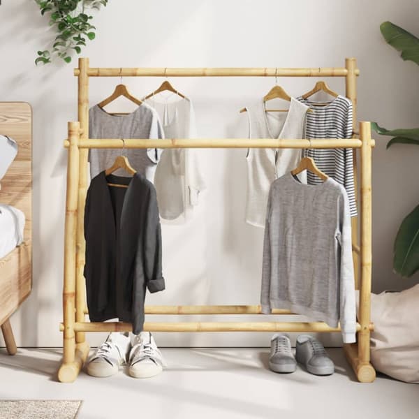 Klädställ 100x30x100 cm bambu