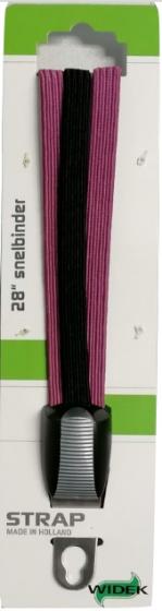 hastighetsbindare City 28 tum rostfritt stål / elastan rosa / svart