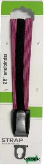 hastighetsbindare City 28 tum rostfritt stål / elastan rosa / svart