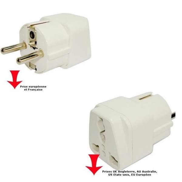 Universal reseadapter till brittiskt eluttag