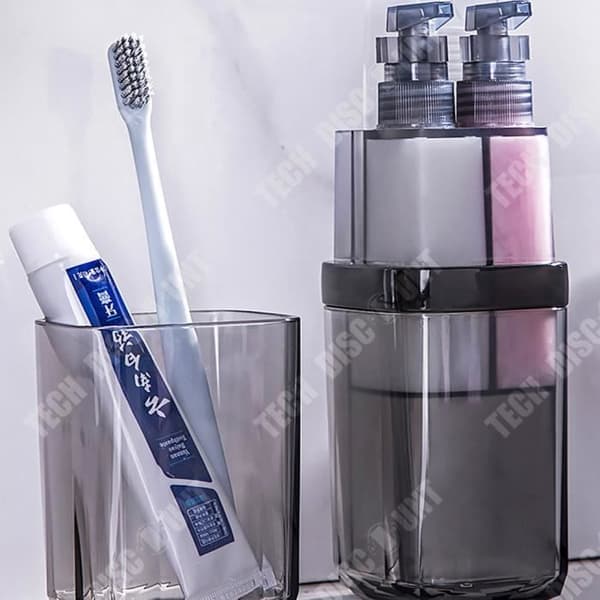 TD® Bärbar genomskinlig borryta Under-Pack Wash Cup Resetvättset Snygg Slitstark Kompakt