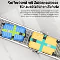 Miniatyrbillede 7 af 9: Lollanda 2-pak reflekterende bagagerem med nummerlås – bagagerem og bagagebælte til kuffert
