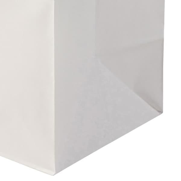PAPPERSPÅSAR - BIOZOYG - Biologiskt nedbrytbara & komposterbara shoppingkassar - vita - 22x10x28cm - 25 st