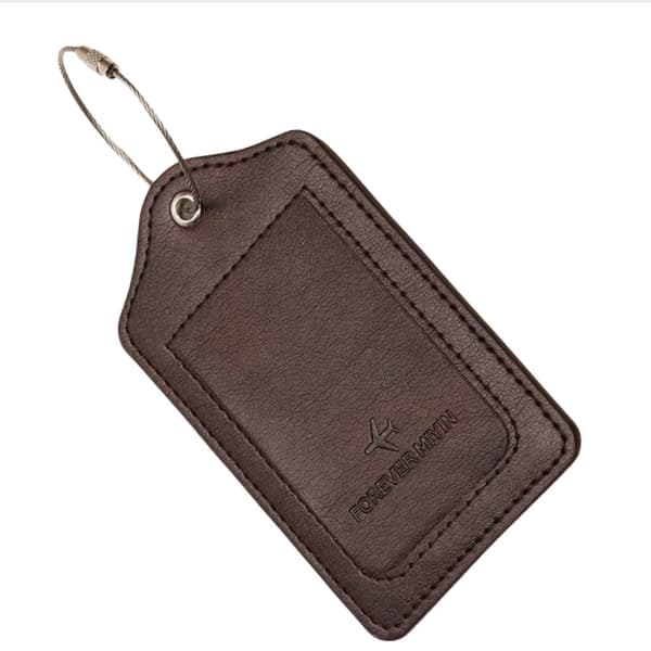 INF Nyt PU Anti-tabt Metal Lanyard Bagagemærke
