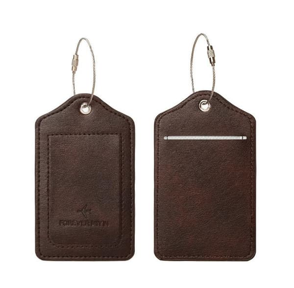 INF Nyt PU Anti-tabt Metal Lanyard Bagagemærke
