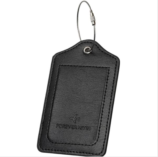 INF Nyt PU Anti-tabt Metal Lanyard Bagagemærke