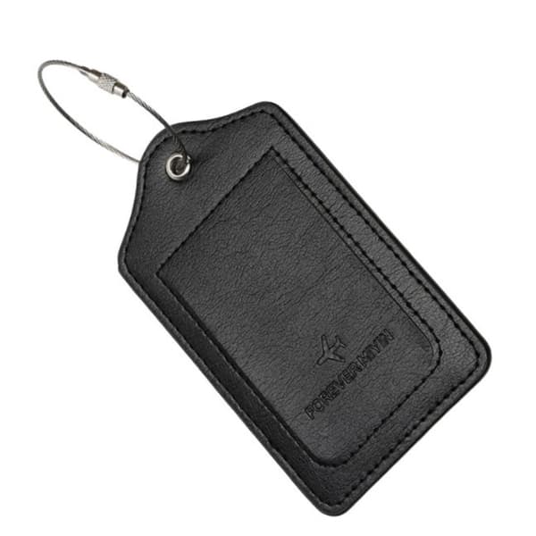 INF Nyt PU Anti-tabt Metal Lanyard Bagagemærke