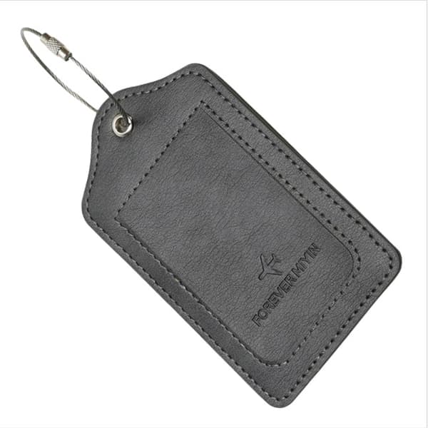 INF Nyt PU Anti-tabt Metal Lanyard Bagagemærke