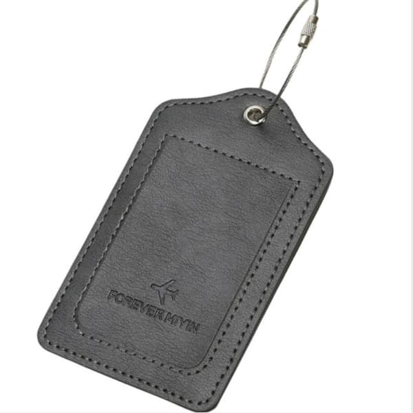 INF Nyt PU Anti-tabt Metal Lanyard Bagagemærke