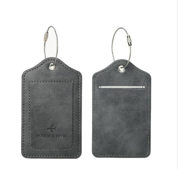 INF Nyt PU Anti-tabt Metal Lanyard Bagagemærke