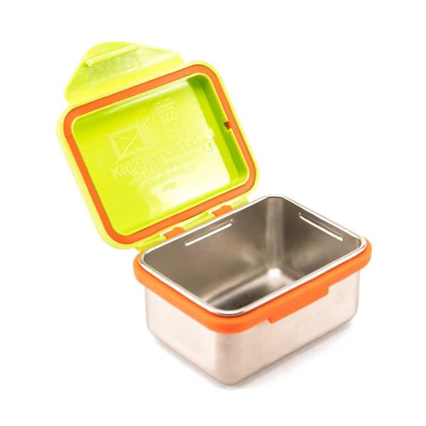 Matlåda för barn Kid Basix Safe Snacker lime