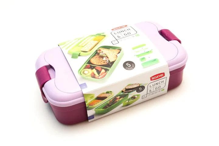 Curver - lila LUNCH & GO-behållare till frukost