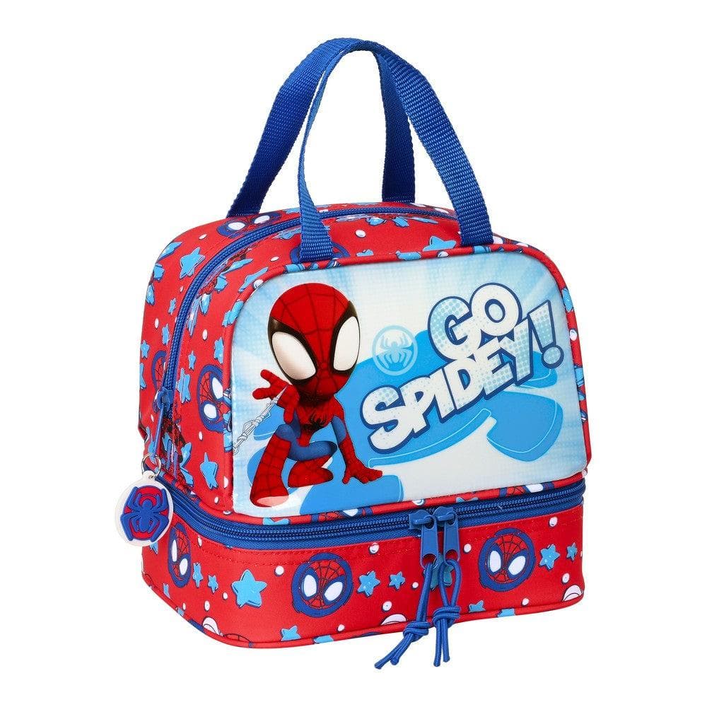 Lunchbox Spiderman Spidey Red Blue (20 x 20 x 15 cm)