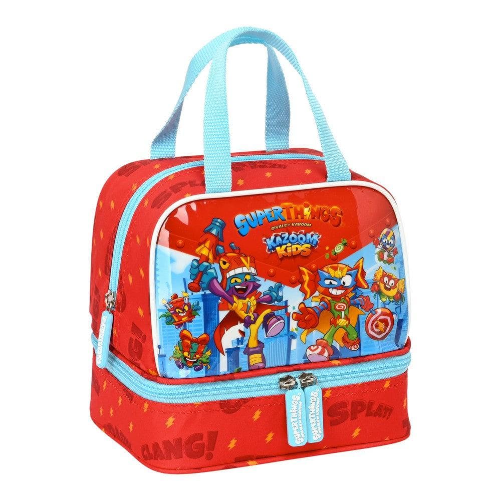 Lunchbox SuperThings Kazoom Kids Red Light Blue (20 x 20 x 15 cm)
