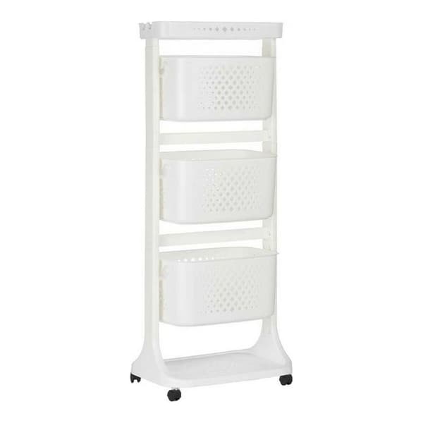 Grönsaksvagn Kinvara TP-749 Vit polypropen Plast 33 x 112 x 41 cm