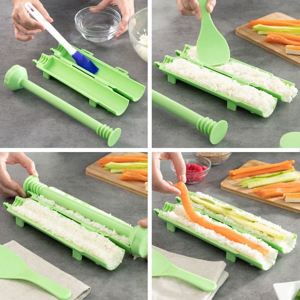 Sushiset med recept Suzooka InnovaGoods 3 Delar