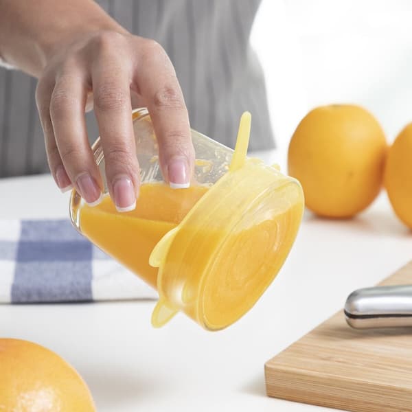 Set med 10 återanvändbara och justerbara lock till köket Lilyd InnovaGoods