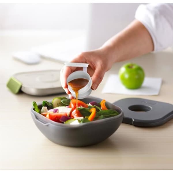 Bento Box - Måltidslåda - Kapacitet: 1 liter - BRÄNSLE - Lätt att använda