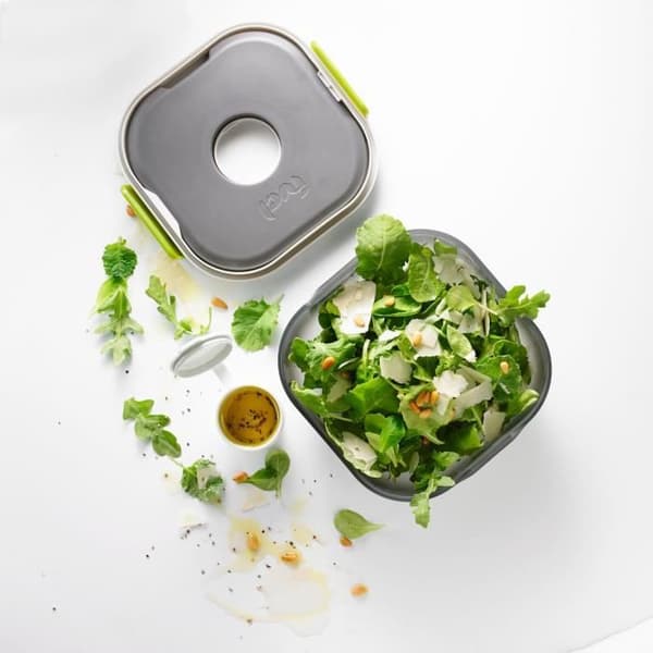 Bento Box - Måltidslåda - Kapacitet: 1 liter - BRÄNSLE - Lätt att använda