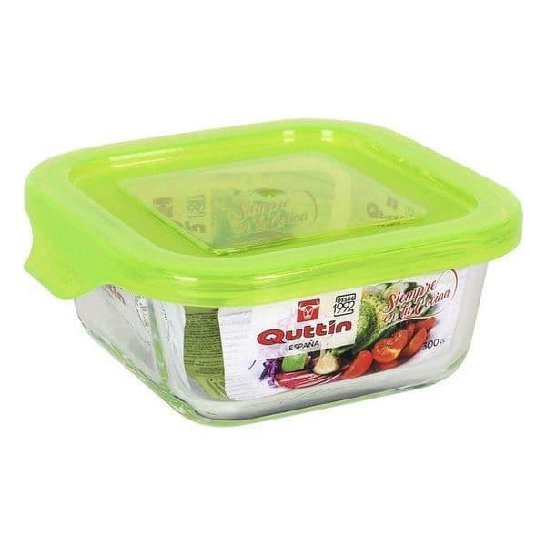Fyrkantig matlåda med lock förvaringslåda Mått - 550 cc - 14 x 14 x 6