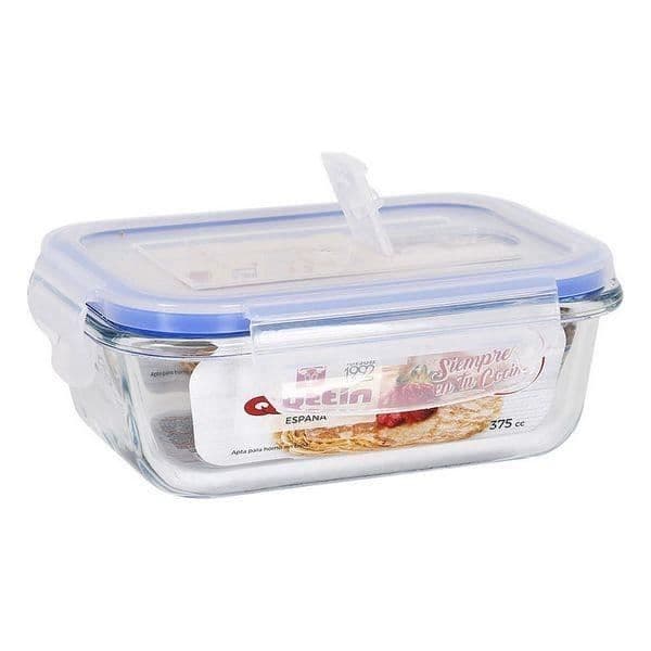 Lunchlåda med hermetisk stängning genomskinlig rektangulär måltidsförvaringslåda Mått - 1500 cc - 23 x 17