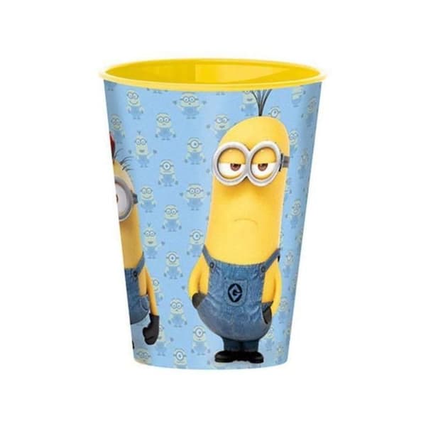 Glas - Minions - 10 x 7,5 cm - Gul - PVC - Kompatibel med diskmaskin