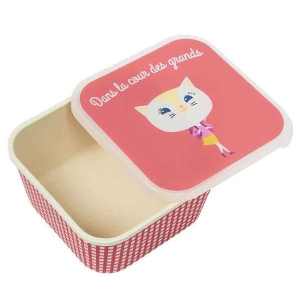 Snackbox + vattenflaska för barn - Kat