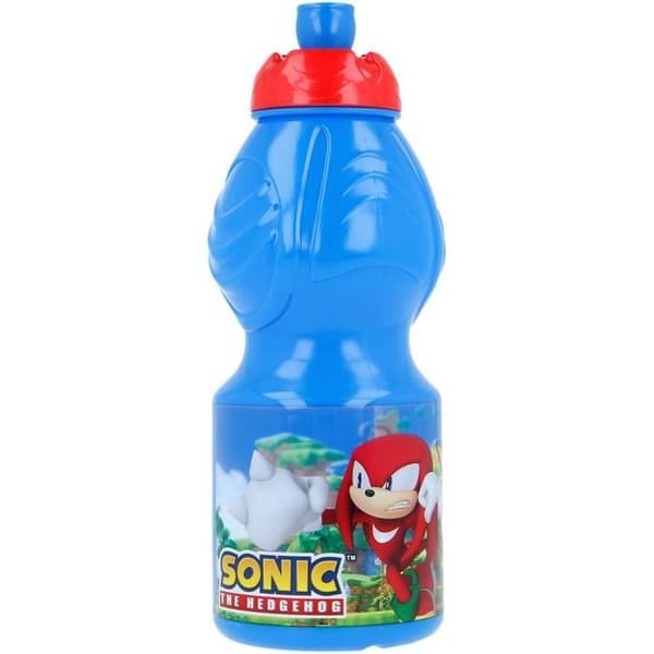 Vattenflaska - Stor - Sonic - Plast - 400 ml - Barn