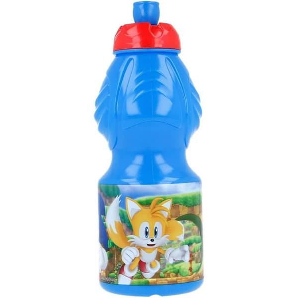 Vattenflaska - Stor - Sonic - Plast - 400 ml - Barn
