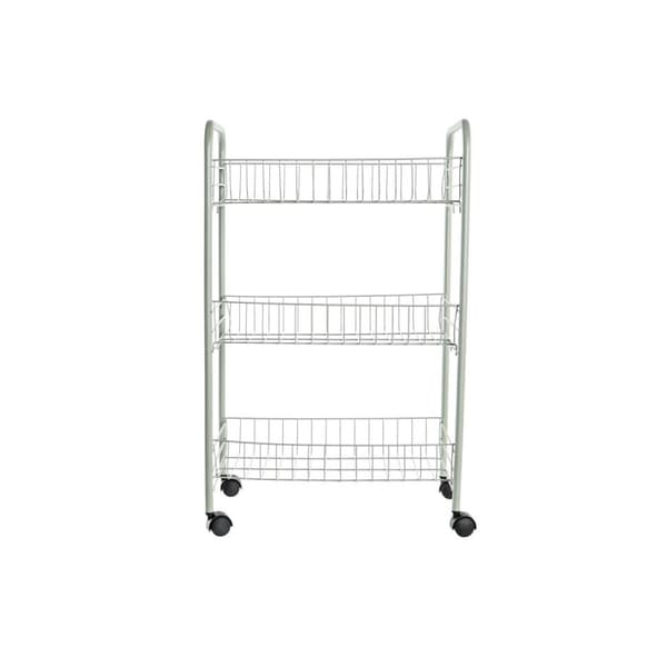 Zsúrkocsi DKD Home Decor Grön Metall polypropen 40 x 26 x 62 cm
