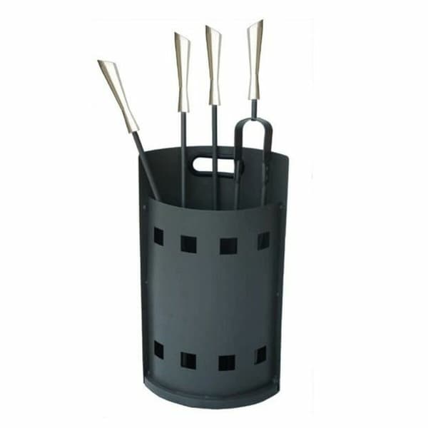 Brastillbehör DKD Home Decor Rostfritt stål Stål (4 Delar)