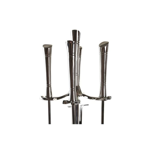 Brastillbehör DKD Home Decor Rostfritt stål Aluminium (20 x 20 x 78 cm)