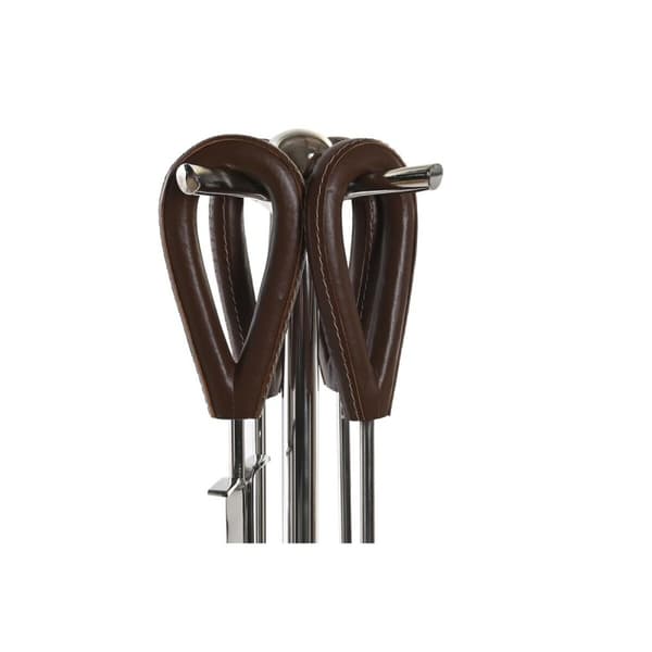 Brastillbehör DKD Home Decor Rostfritt stål Aluminium (15 x 15 x 62 cm)