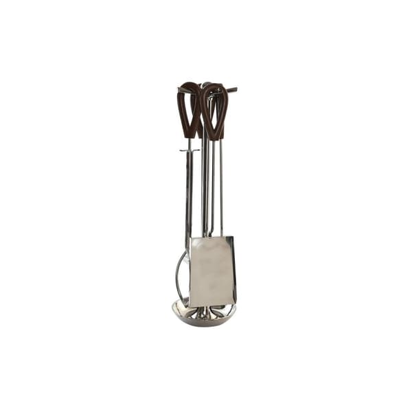 Brastillbehör DKD Home Decor Rostfritt stål Aluminium (15 x 15 x 62 cm)