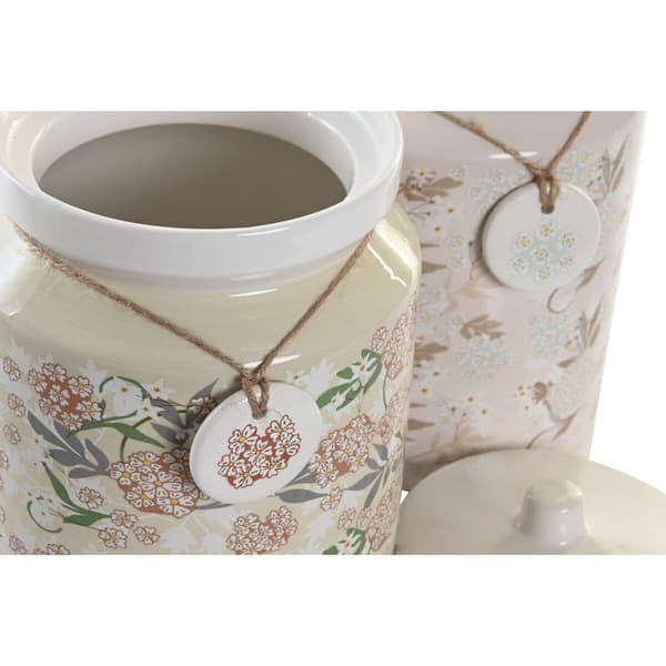 Purkki DKD Home Decor Alumiini Dolomite Perinteinen (2 osaa)