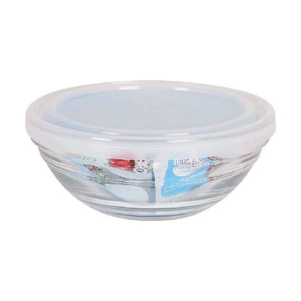 Rund madkasse med låg Duralex FreshBox 970 ml
