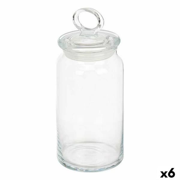 Purkki Pasabahce Kitchen Läpinäkyvä 1,1 L (6 osaa)