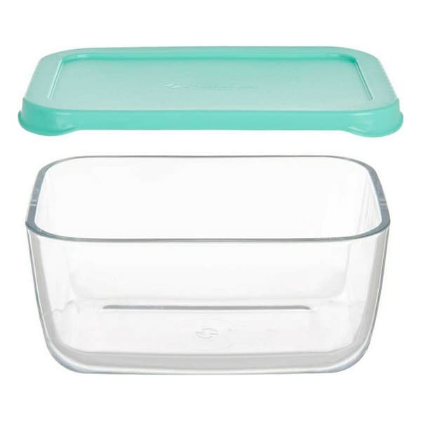 Eväsrasia Pasabahce Snow Vihreä Läpinäkyvä Lasi Polyetyleeni 790 ml 16,3 x 7,4 x 11,4 cm (12 osaa)