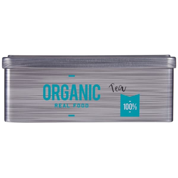 Låda för örtte Kinvara Organic Tea Grå Tenn 11 x 7,1 x 18 cm (24 antal)