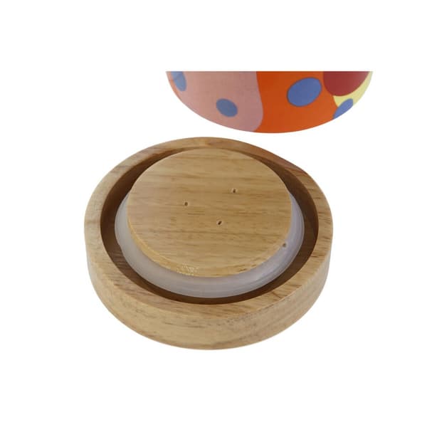 Burk DKD Home Decor Multicolour Naturell Bambu Dolomite 1 L 10 x 10 x 16 cm (3 antal)