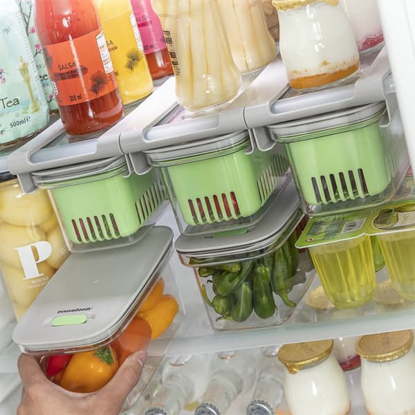 BRUKT Mat bevaring Container Prefo InnovaGoods PREFO Grønn Silikon (Fikset A+)