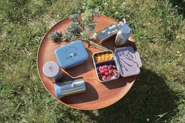 Lässig lunchbox för barn av rostfritt stål - Adventure Tractor