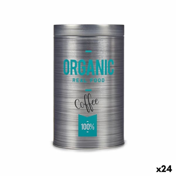 Burk Kinvara Organic Grå Tenn 10,4 x 18,2 x 10,4 cm Kaffe/ Café (24 antal)