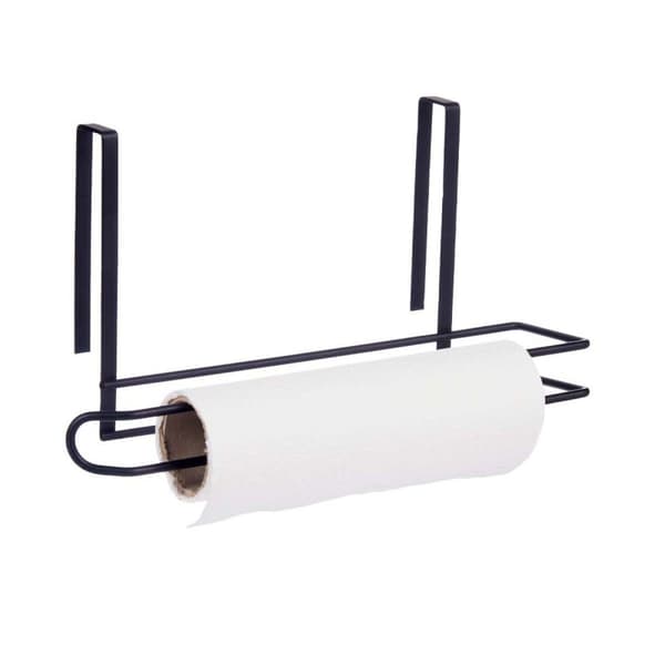 Hushållspappershållare Kinvara W6128-6 PDQ Svart Järn 34 x 17,3 x 10,5 cm (8 antal)