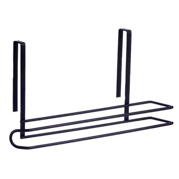 Hushållspappershållare Kinvara W6128-6 PDQ Svart Järn 34 x 17,3 x 10,5 cm (8 antal)