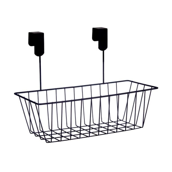 Korg för kökshylla Kinvara W6692P PDQ Svart Järn 28 x 12 x 9 cm (8 antal)
