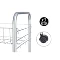 Miniatyrbild 4 av 4: Grönsaksvagn Silvrig Metall Plast 37 x 27 x 62,3 cm (4 antal)