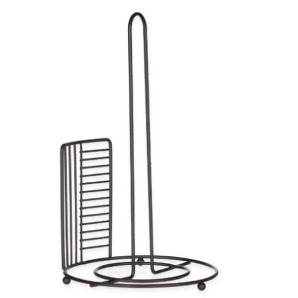 Hushållspappershållare Kinvara W7728-3P Svart Metall 18,5 x 31,5 x 18,5 cm (6 antal)