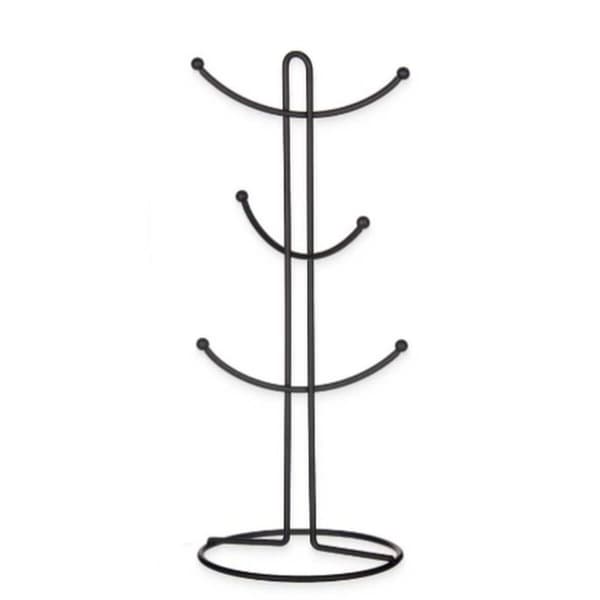 Mugghängare Kinvara CN-W3154-1P Svart Metall 16 x 39 x 16 cm (6 antal)